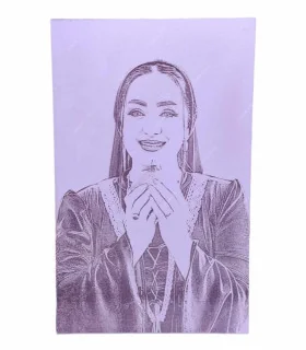 تابلو چوبی حک عکس